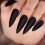 Clear Acrylic Coffin Stiletto False Nails 24pcs 4