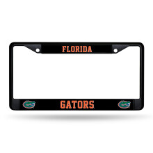 Rico Industries NCAA Florida Gators Zwart Chroom Kentekenlijst met Kunststof Invoegen 12" x 6" Auto Accessoire