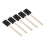 2,5 cm svamppensel med trähandtag, 10-pack 1