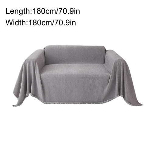 Überwurfdecke, Fischgrätmuster, Vier-Jahreszeiten-Sofa