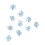 Light Blue Acrylic Crushed Ice Rocks 150 pcs 2