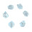 Light Blue Acrylic Crushed Ice Rocks 150 pcs 3