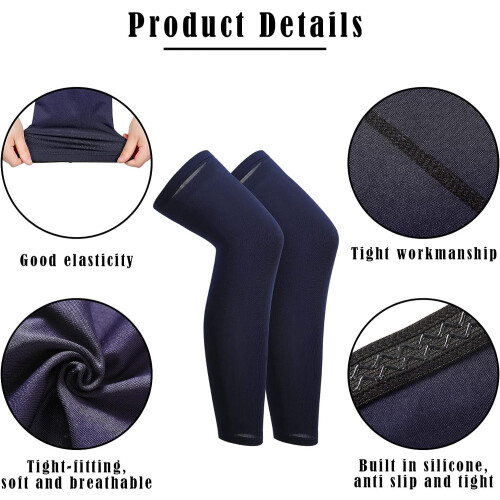 Compression Leg Sleeves for Men 3 Pairs 2