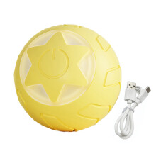 Interaktiv kattleksaksboll med LED-ljus och USB-laddning