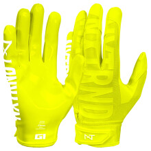 Nxtrnd G1 Pro Herren Fußballhandschuhe, Erwachsene Sticky Receiver Handschuhe (Neon Gelb, Klein)