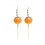 Pendientes de resina con forma de piruleta para mujer 1