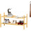 Bamboo Shoe Rack 2-Tier with Shoe Horn Black 1