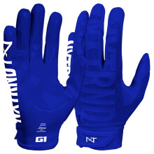 Nxtrnd G1 Pro Herren Fußballhandschuhe, Erwachsene Sticky Receiver Handschuhe (Blau, Medium)