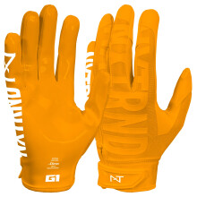 Nxtrnd G1 Pro Herren Fußballhandschuhe, Erwachsene Sticky Receiver Handschuhe (Gelb, Mittel)