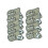 Golf Iron Head Covers Set Gray 9 Pieces 1