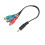 3,5-mm-AUX-auf-Komponenten-Videoadapter (Grün, Blau, Rot) 1
