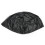 BBQ Cover Black Round 75x30cm Waterproof UV Protective 6