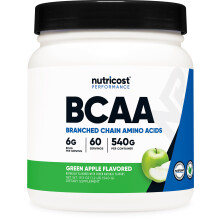 Nutricost BCAA Poeder 2:1:1 (Groene Appel, 60 Porties)