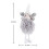 Yesbay plush angel doll hanging decoration grey 3
