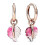 925 Silver Rose Gold Daisy Fan Stud Earrings 7