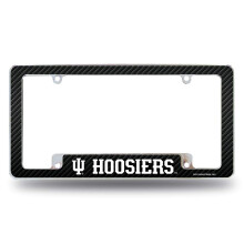 Rico Industries NCAA Indiana Hoosiers Zwart 12" x 6" Chrome Autolijst Frame