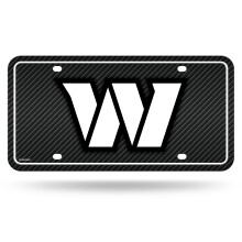 Rico Industries NFL Voetbal Washington Commanders Carbon Fiber Metaaltag 12" x 6"