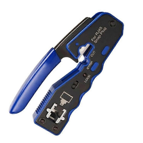 RJ45 Multi-functional Cable Crimper Tool Compatible For Cat5 Cat5E Cat6 8P