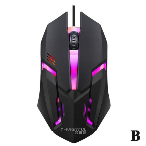 Ergonomisk kablet spillmus for PC og bærbar PC
