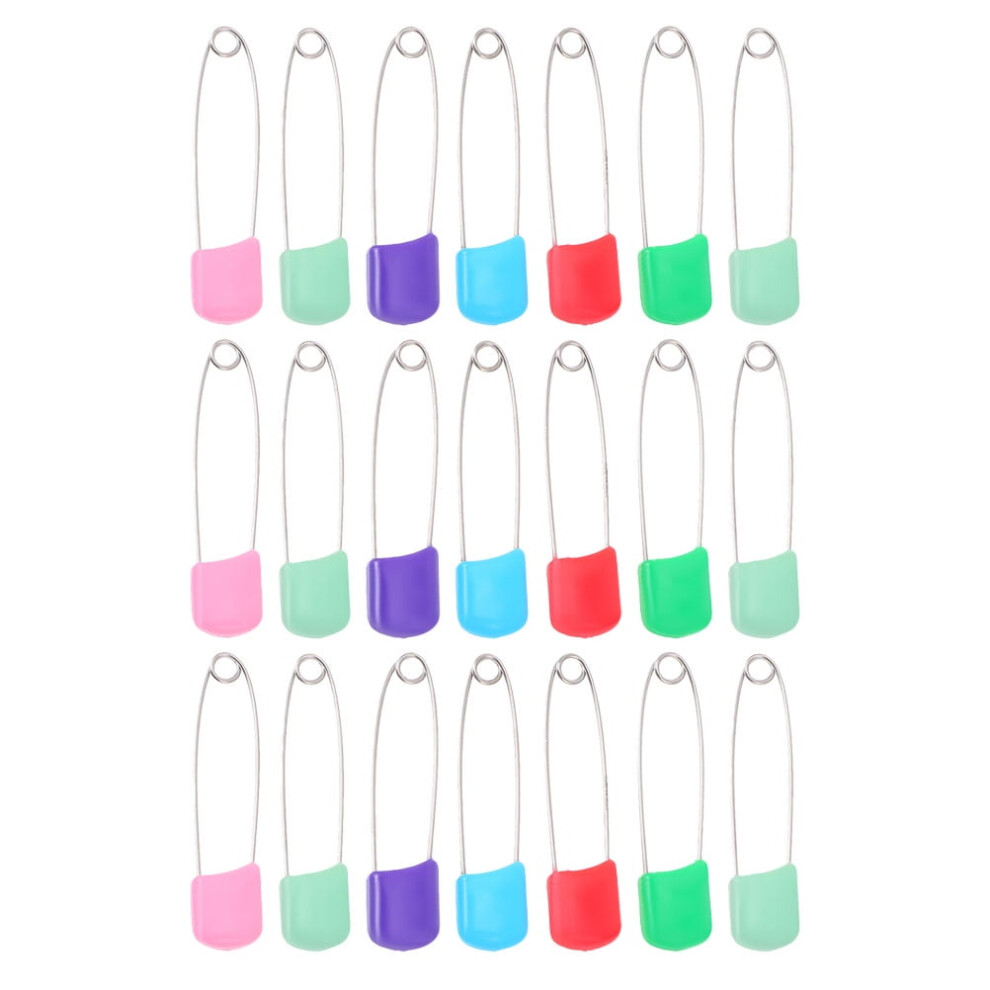 Baby Diaper Safety Pins Plastic Head Metal 50 Pcs 301029257650