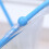 Foldable Trash Bag Holder Blue Portable Plastic Stand 6