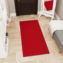 Ottomanson Mud Mat 3' x 3'11" Eingangsteppich - Rutschfester Schmutzfang für schmutzige Pfoten, Innen-/Außenmatte
