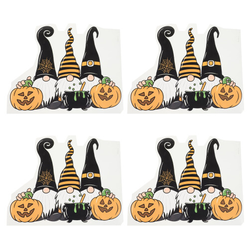 Μεταφορές σιδερώματος για μπλουζάκια Halloween 4 τεμάχια