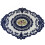 Ensemble de 2 sets de table et dessous de verre en dentelle brodée 1