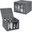 Shoe Organizer Fabric Storage Box with Clear Window 2 Pack 1