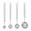 Stainless Steel Coffee Scoop 4 Pcs 1