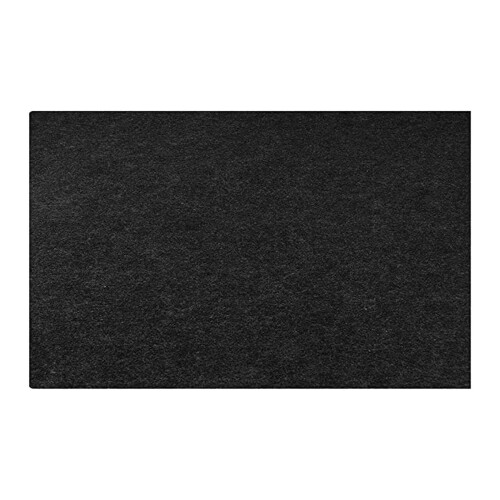 Fireplace Hearth Rug Fireproof Non-Slip 36x24 in