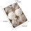 Clear Christmas Tree Decorations 3.15 Inch 6PCS 3