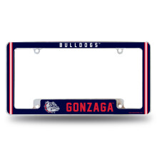 Rico Industries NCAA Gonzaga Bulldogs 12" x 6" Chrome Auto Kentekenplaathouder