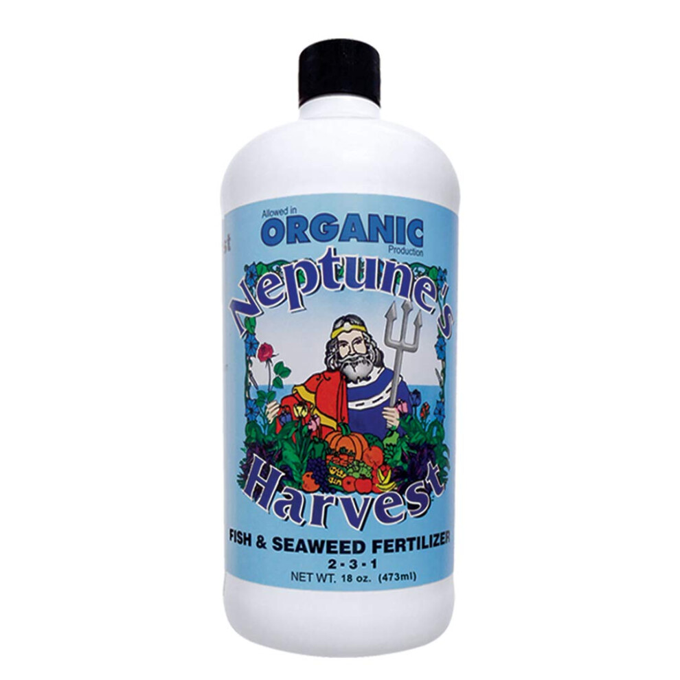 Neptune's Harvest Fs118 Fish & Seaweed Blend Fertilizer 2-3-1, 18 Oz