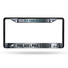 Philadelphia Eagles Premium Zwarte Duurzame Zink Legering NFL Kentekenplaat Frame