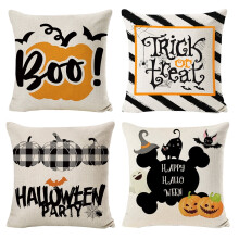 Halloween putetrekk 45x45 cm sett med 4
