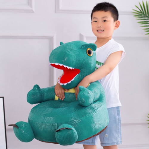 Trekk til barnesofa, mykt, avtakbart og vaskbart, dinosaur 2
