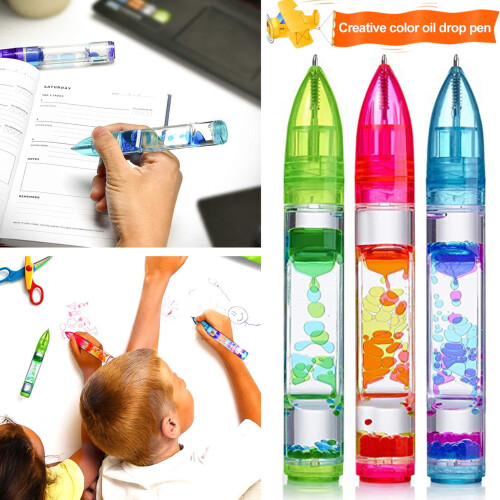 Motion Bubble Pen Anti-Anxiety Hourglass Design 1pc 1