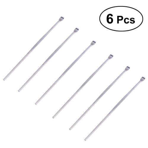 DSH Stainless Steel Earpick Curette 6pcs