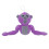 Gorilla Tag plush monkey - purple, 1 piece 1