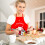 Christmas apron printed home decoration multi-size 4