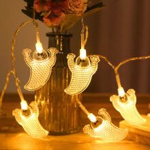 Halloween-ljus 19,7 fot 40 LED-batteridriven slinga