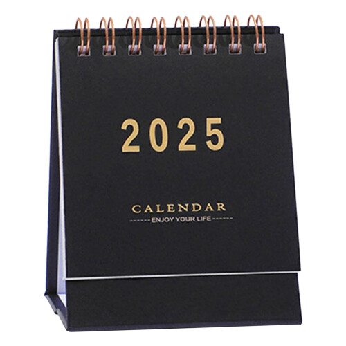 Mini skrivebordskalender2024-2025Stående klappekalender18 måneder
