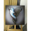 Love Heart 3D Wall Art Metallic Canvas Grey 2