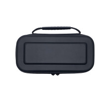 Funda de transporte y kit de protección para Nintendo Switch Lite en color negro.