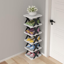 Shoe Rack Narrow 6-Tier Stackable Vertical Organizer