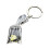 Chaveiro com pingente de peixe, design tropical, 1 peça 1