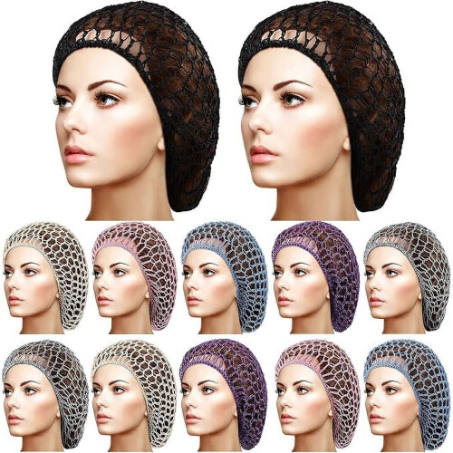Dames haarnetje van rayon mesh voor het slapen, 1 stuk