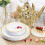 Gold Plastic Plate Set with Cutlery 150PCS 7