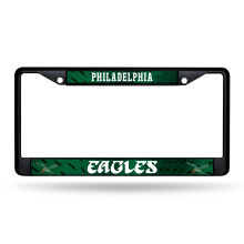 Rico Industries NFL Philadelphia Eagles Zwart Chrome Frame 12" x 6" Auto Accessoire